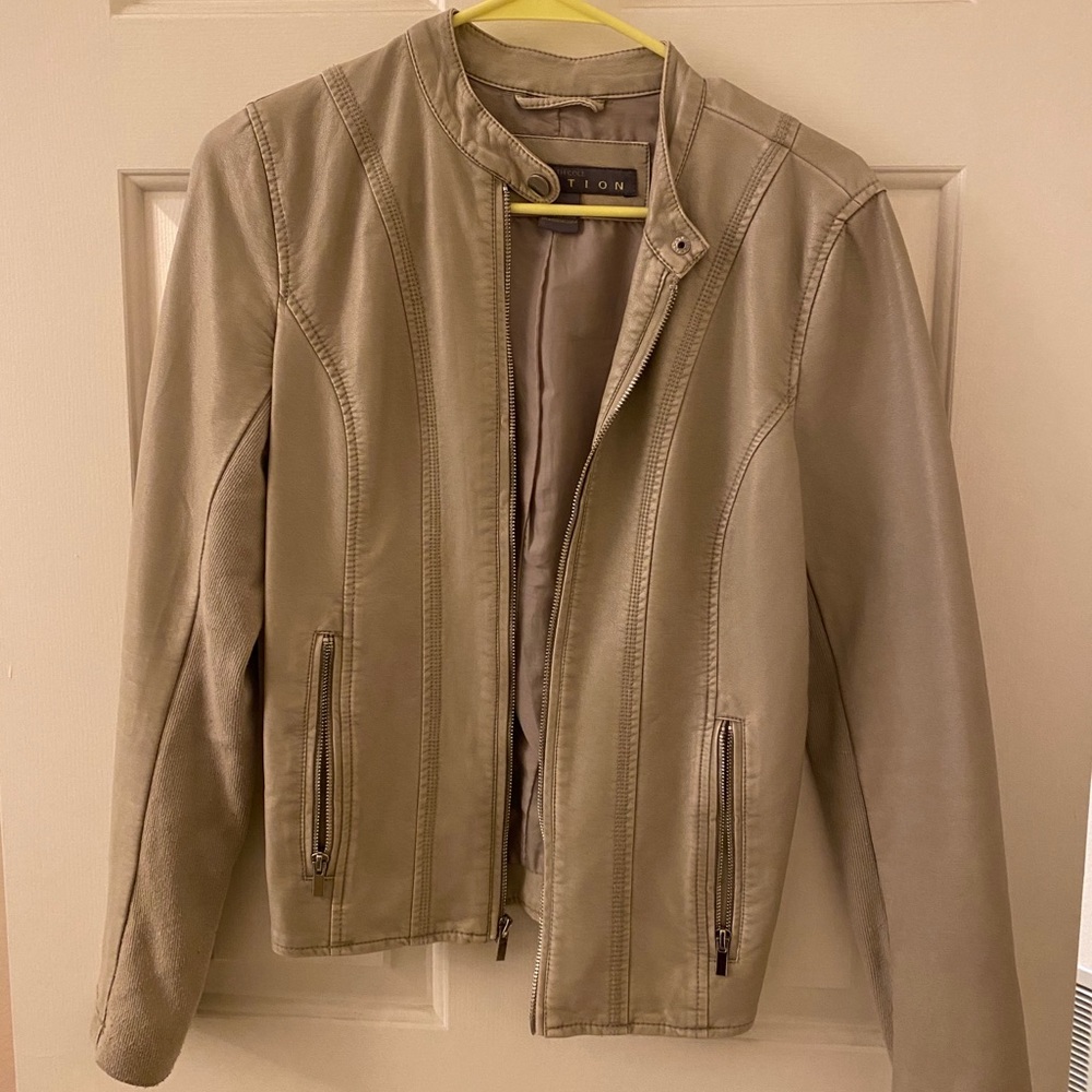 Kenneth Cole Reaction faux leather jacket